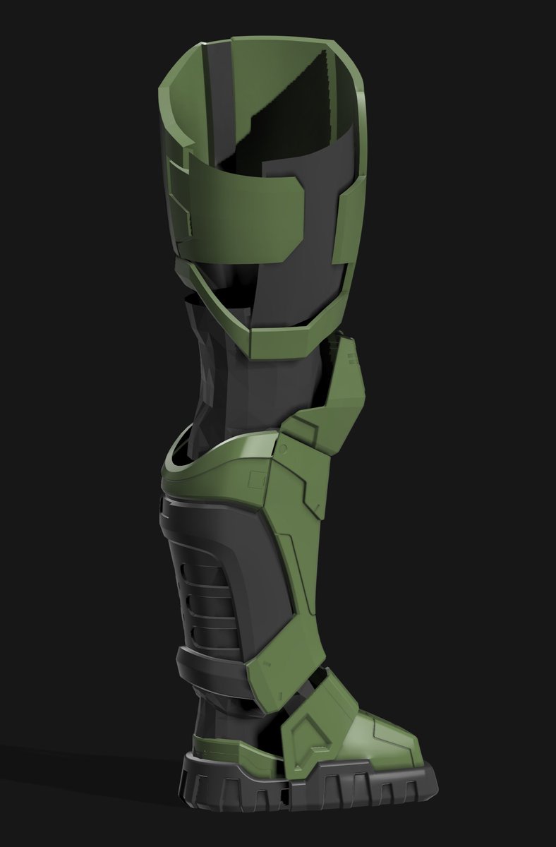 The_Makyr's tweet image. Cant stop posting micro progress. Got bits of the inner plating done and a bit of reshaping. Excited to start detailing soon