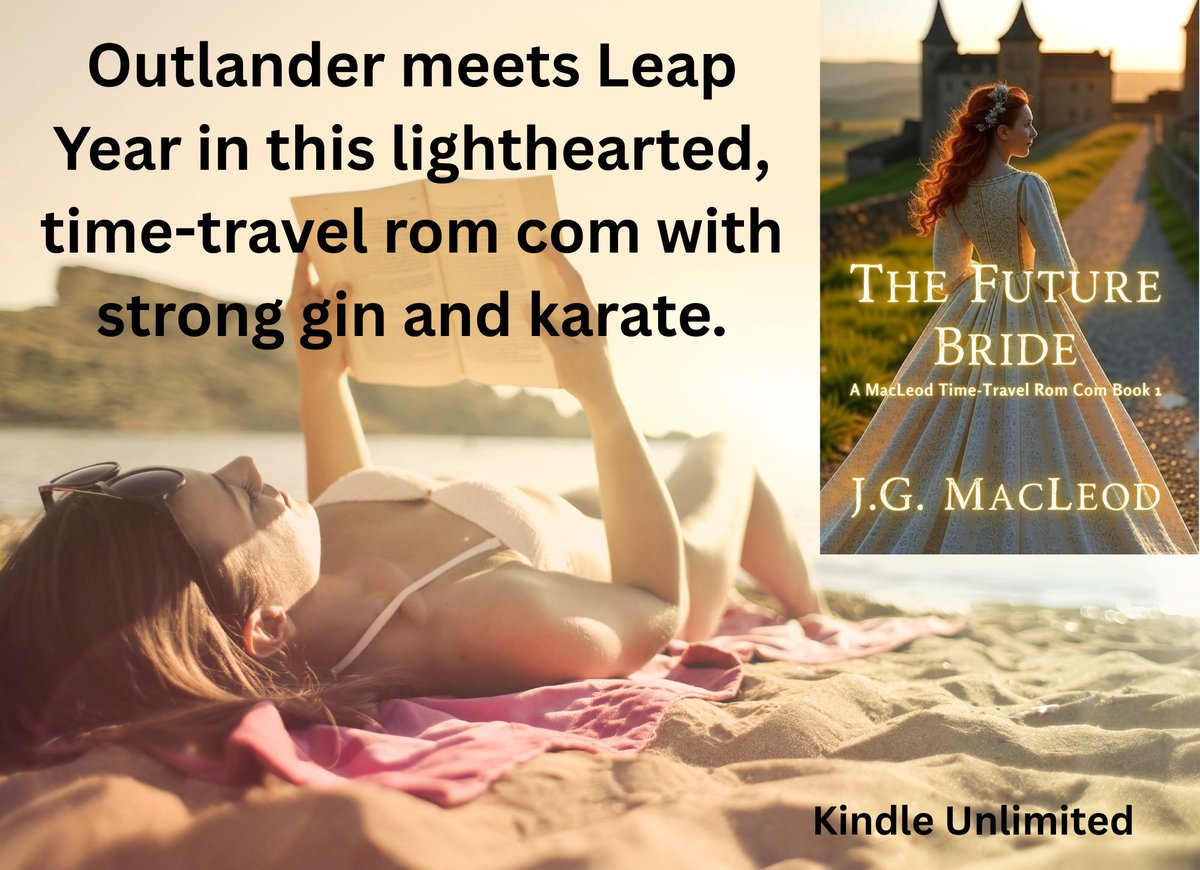 The Future Bride is the perfect escape and it's just $3.99 on Kindle! 📚⏳🥋🗡️💋🔥
mybook.to/TheFutureBride
"I could not put the book down because I wanted to know which world Brigid would choose. Wonderfully written and a fabulous story!"

Free with Kindle Unlimited.
