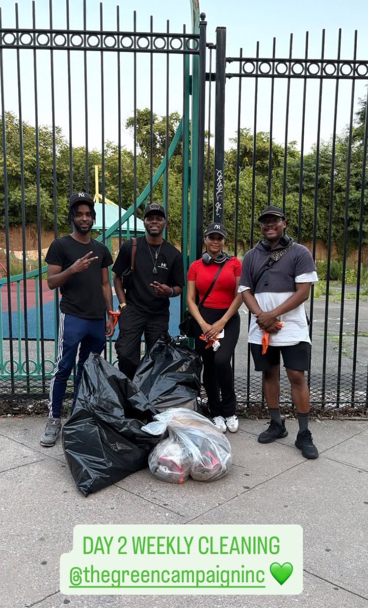 TalentOverHype's tweet image. Back on the block yesterday at the center with a few A1’s from Day one. Cleaning up and getting things right for Bushwick Safety Zone & Education Center.
Building up to the big public activation
thegreencampaign.org/donate