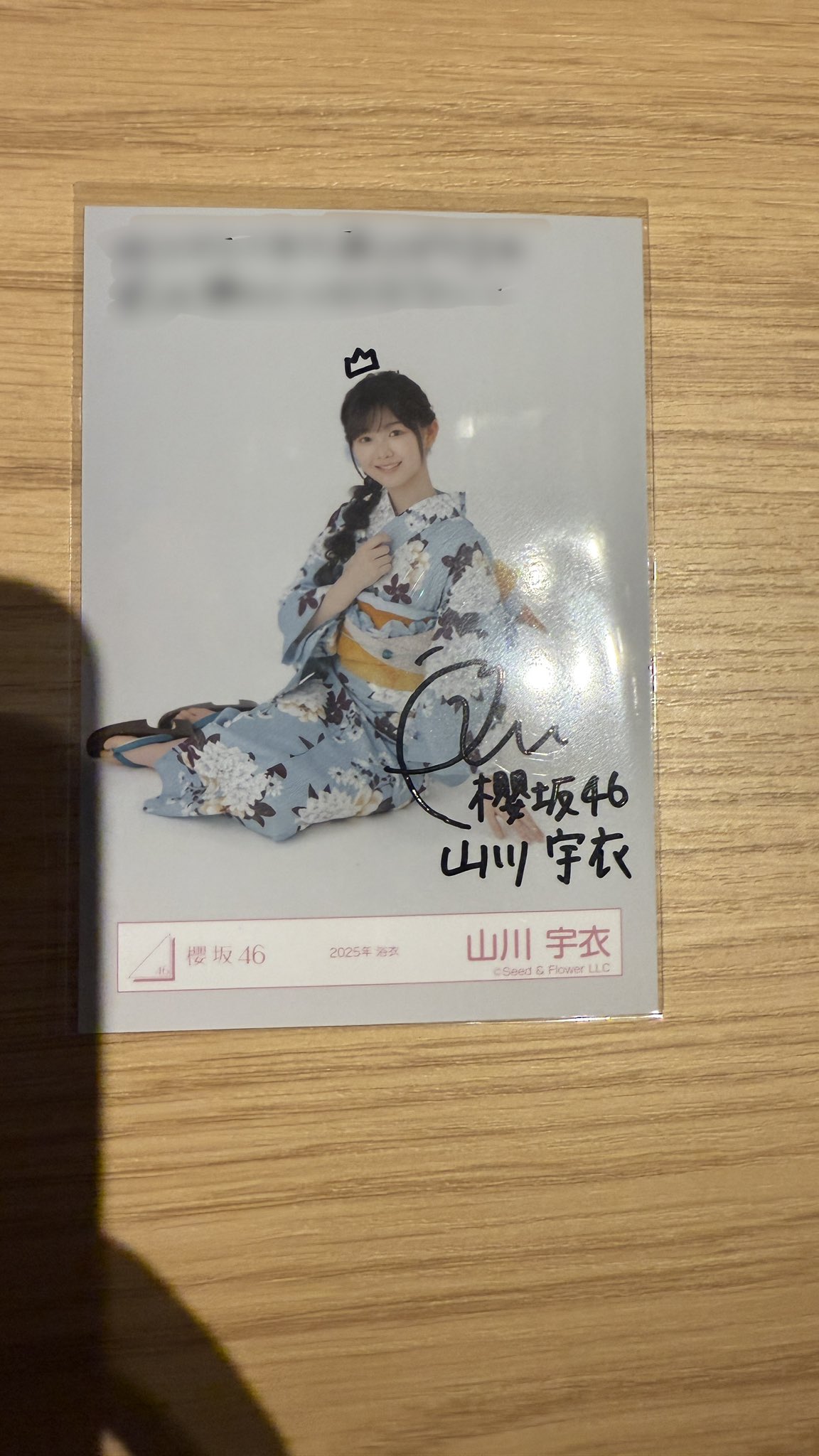 坂道シリーズ サイン入りポラロイド写真 まー◢ ￨⁴⁶ on X: 