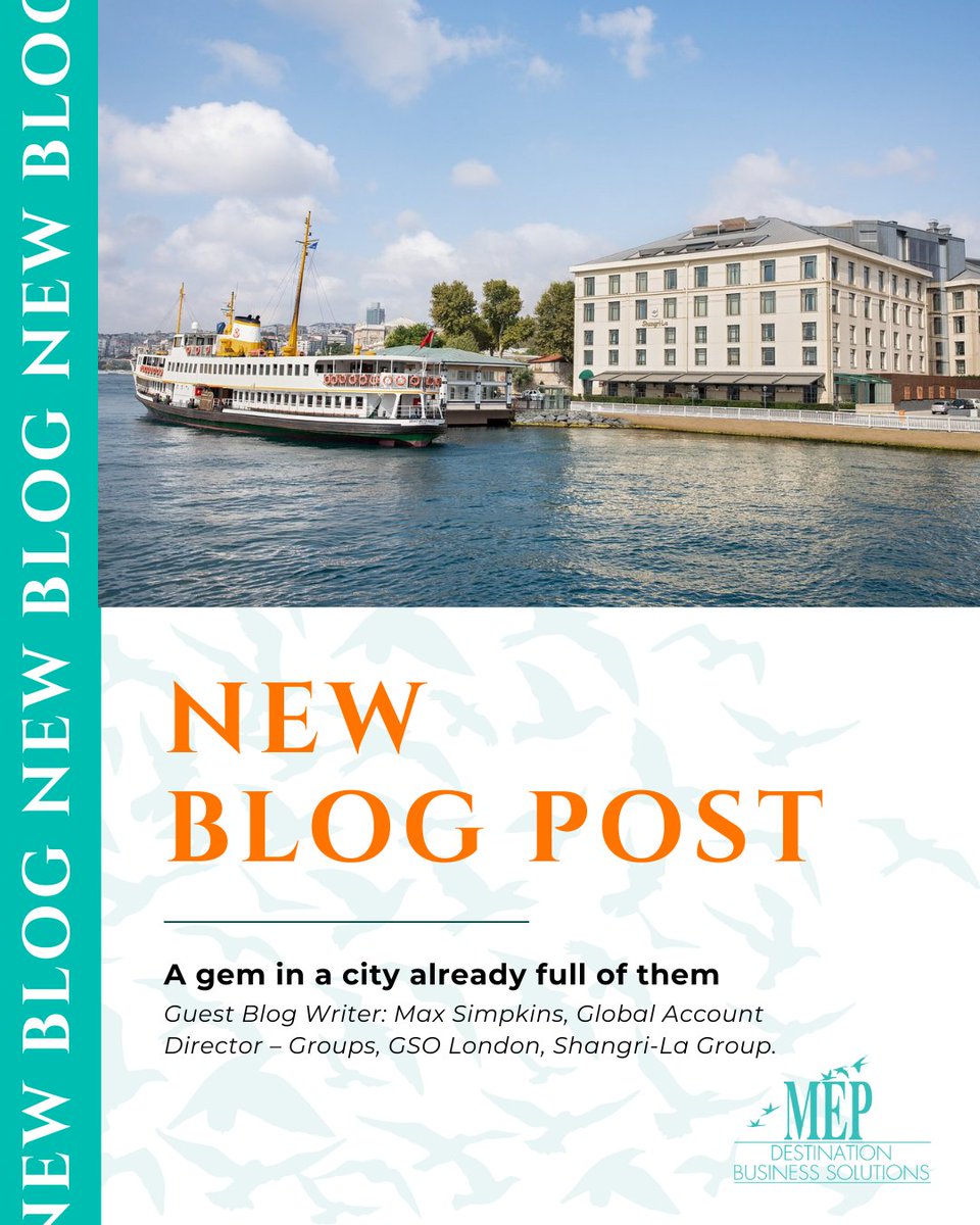 New Blog Post! A gem in a city already full of them

Written by: Max Simpkins, Global Account Director – Groups, GSO London, Shangri-La Group.

#dmcturkey #dmcistanbul #dmccappadocia