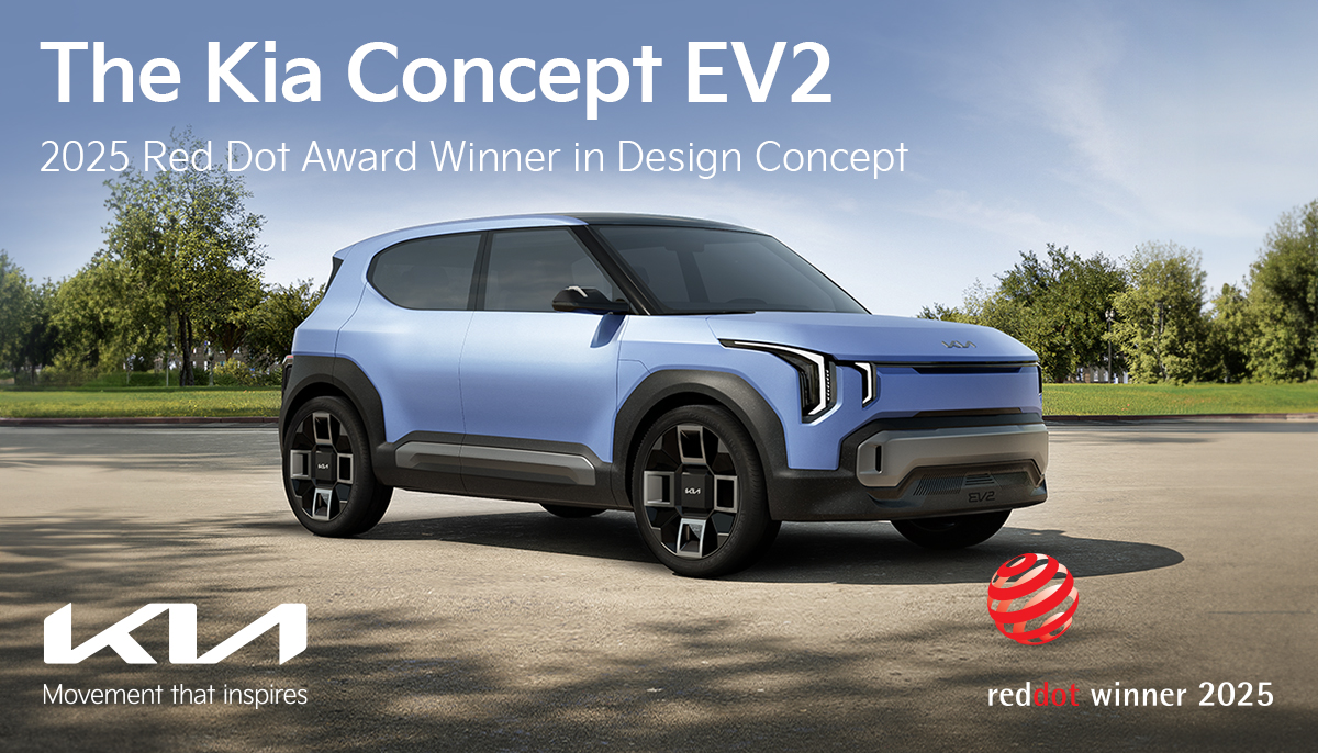 Kia has claimed five 2025 Red Dot Design Awards in Design Concept,
including the prestigious distinction ‘Best of the Best’ for the PV5 WKNDR.

Pushing boundaries in design, Kia prioritizes customers’ needs with innovative solutions for diverse lifestyles.

#Kia
