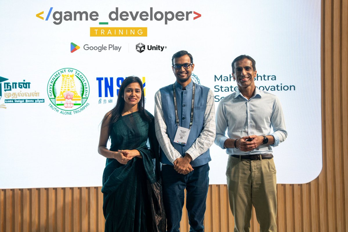 MSInSociety's tweet image. @MSInSociety is delighted and proud to announce the partnership with @GoogleDevsIN @GooglePlay and @unity to boost startups and gaming talent in Maharashtra
MSInS has joined hands with @Google through these key partnerships aimed at advancing Maharashtra’s innovation and gaming…