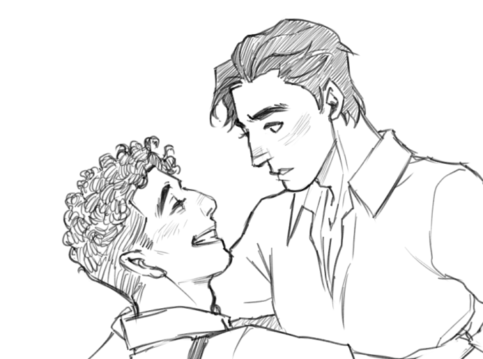 _kaciart's tweet image. I feel like I had an art level up...by accidentally choosing a smaller pixel brush. New achievement unlocked XD It was such a good drawing night D: