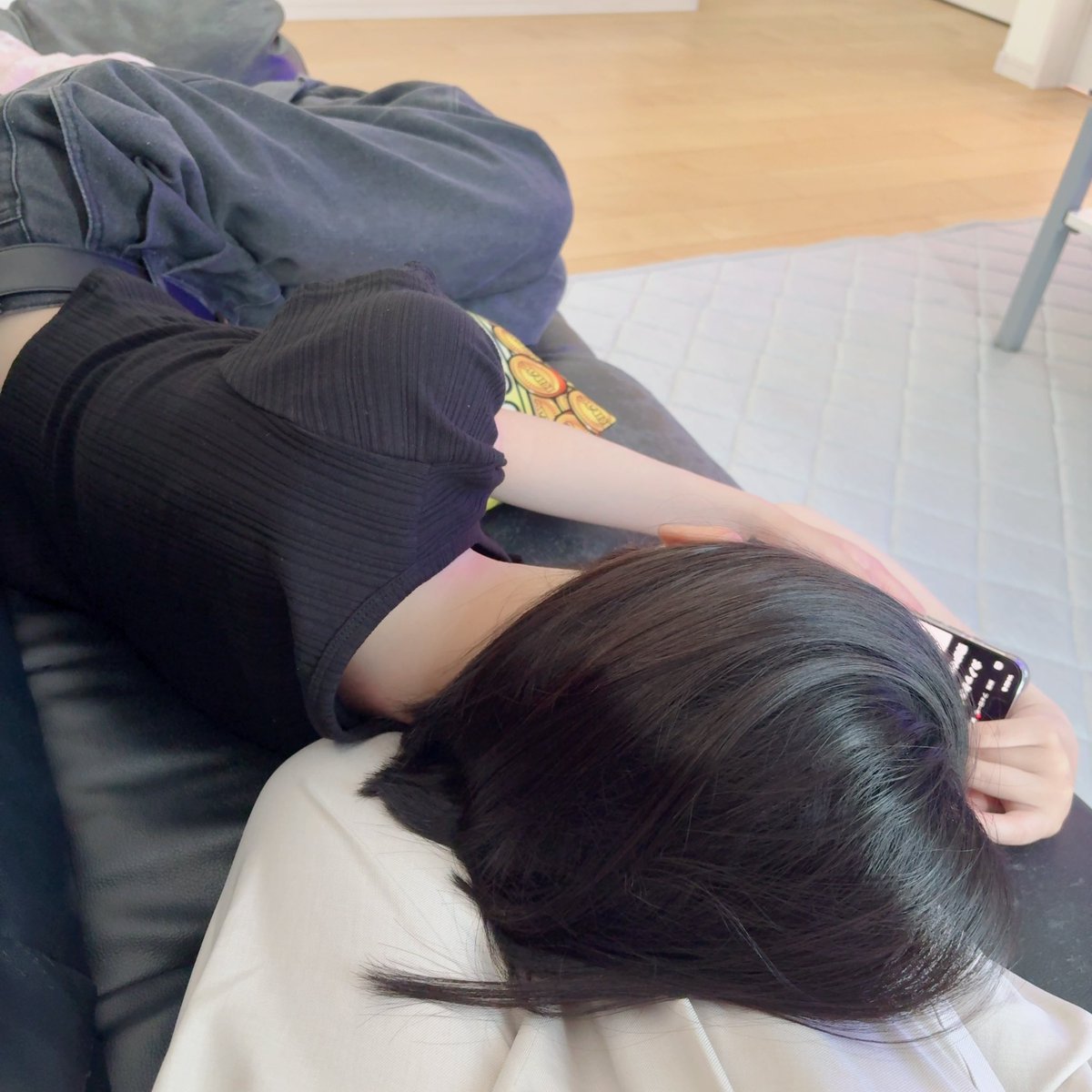 non0808a's tweet image. ずっと膝枕