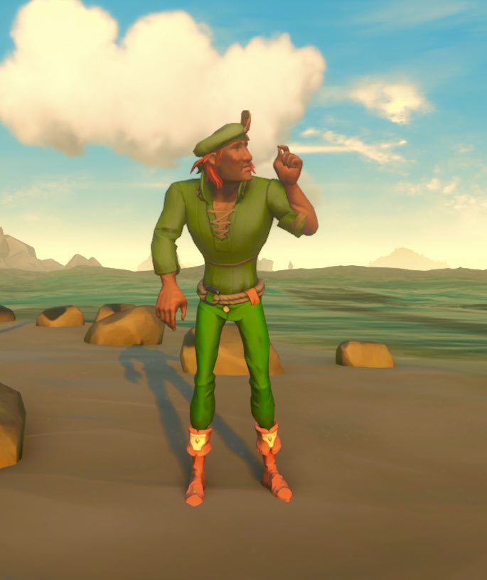 Theme: Magical

What’s more magical that the pirate who never grew up #neverland

#StyleOfThieves 
<a href="/SeaOfThieves/">Sea of Thieves</a> 
#SeaOfThieves