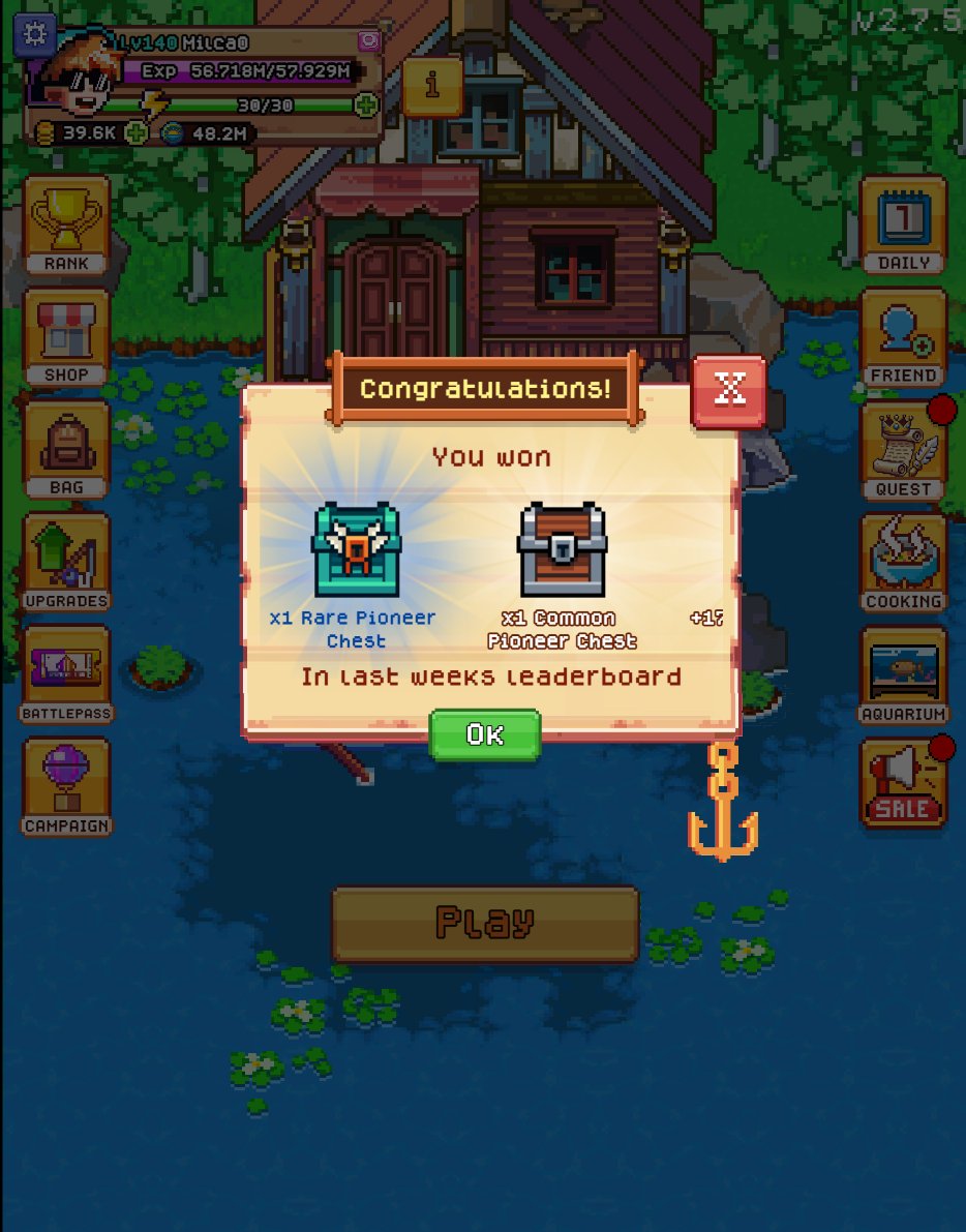 Milca0_'s tweet image. Recompensas da semana! @FishingFrenzyCo  

O que será que vem ?