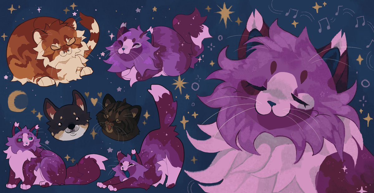 lynxictus's tweet photo. 🌟🌜 recent sketchpage for @/ziggyistiredd !! ✨ https://t.co/OKuQ9SftV6