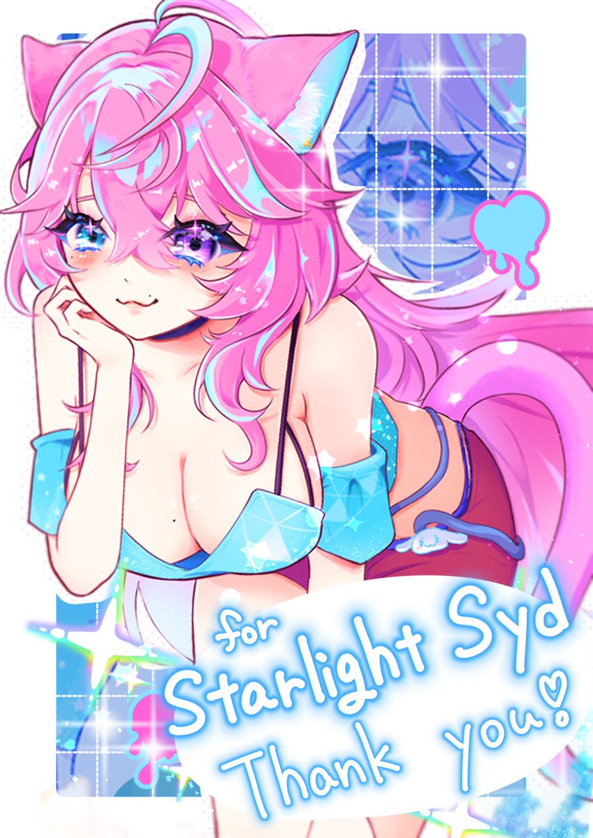 Starlight_Syd's tweet image. hehe~🐾🌑
thanku for all the birthday wishes for MamaSyd ! !✨
she has 4 cakes to get through LOL but she's very grateful and happy !🎂🥰
thanku for being the best Yappers c:
this catgirl's so ready to finally let loose soon !🐱💜✨