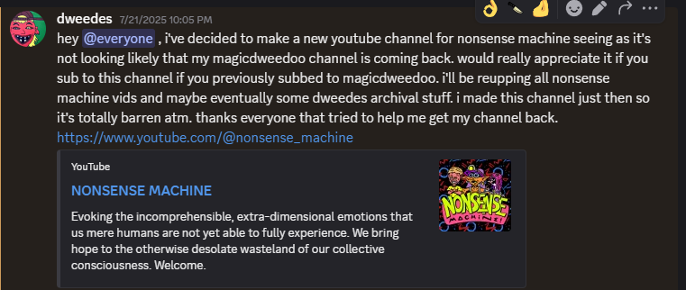 magicdweedoo's tweet image. i made a new channel... lol.. please sub!