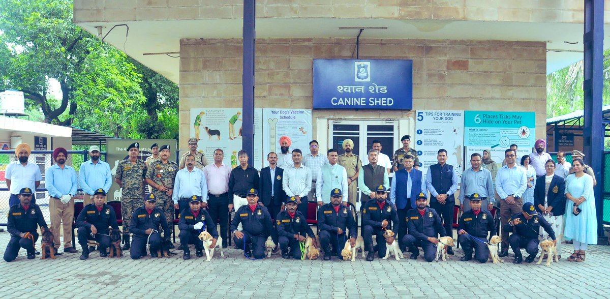 Shri Surjit Bhujabal, Special Secretary &amp; Member (Customs) <a href="/cbic_india/">CBIC</a> , along with Chief Commissioner, Delhi Customs (Preventive), Shri Sanjay Gupta, inaugurated the 6th Batch of Customs K9 Training and the Puppy Nursery at the Customs Canine Centre (CCC), Attari on 23rd July