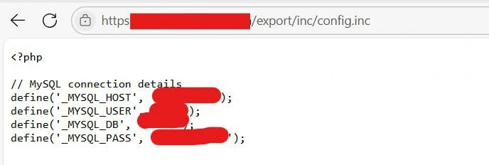 VIEH Group (@viehgroup) on Twitter photo Sensitive data ๐ฅ๐ฅ๐ฅ
/export/inc/config.inc
post by:-<a href="/Mohamed87Khayat/">Mohamed Elkhayat</a>
๐ Join Bugbounty internship: viehgroup.com/tci
๐ฅand Master Bug Hunting Techniques
Learn, connect, and grow!
#infosec #hacking #Hacker #cybersecurity #bugbounty #bugbountytips Sensitive data ๐ฅ๐ฅ๐ฅ
/export/inc/config.inc
post by:-<a href="/Mohamed87Khayat/">Mohamed Elkhayat</a>
๐ Join Bugbounty internship: viehgroup.com/tci
๐ฅand Master Bug Hunting Techniques
Learn, connect, and grow!
#infosec #hacking #Hacker #cybersecurity #bugbounty #bugbountytips