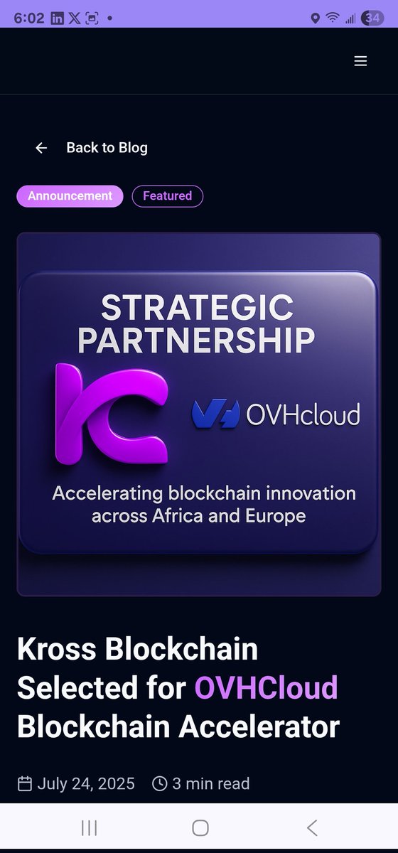Kross Blockchain tweet media