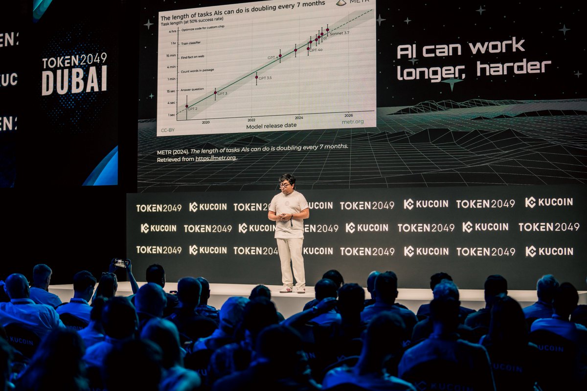 TOKEN2049 (@token2049) on Twitter photo AI and crypto will converge on 1-2 October, when <a href="/EMostaque/">Emad</a> (CEO, <a href="/ii_posts/">Intelligent Internet</a>) returns to the TOKEN2049 Singapore stage. AI and crypto will converge on 1-2 October, when <a href="/EMostaque/">Emad</a> (CEO, <a href="/ii_posts/">Intelligent Internet</a>) returns to the TOKEN2049 Singapore stage.