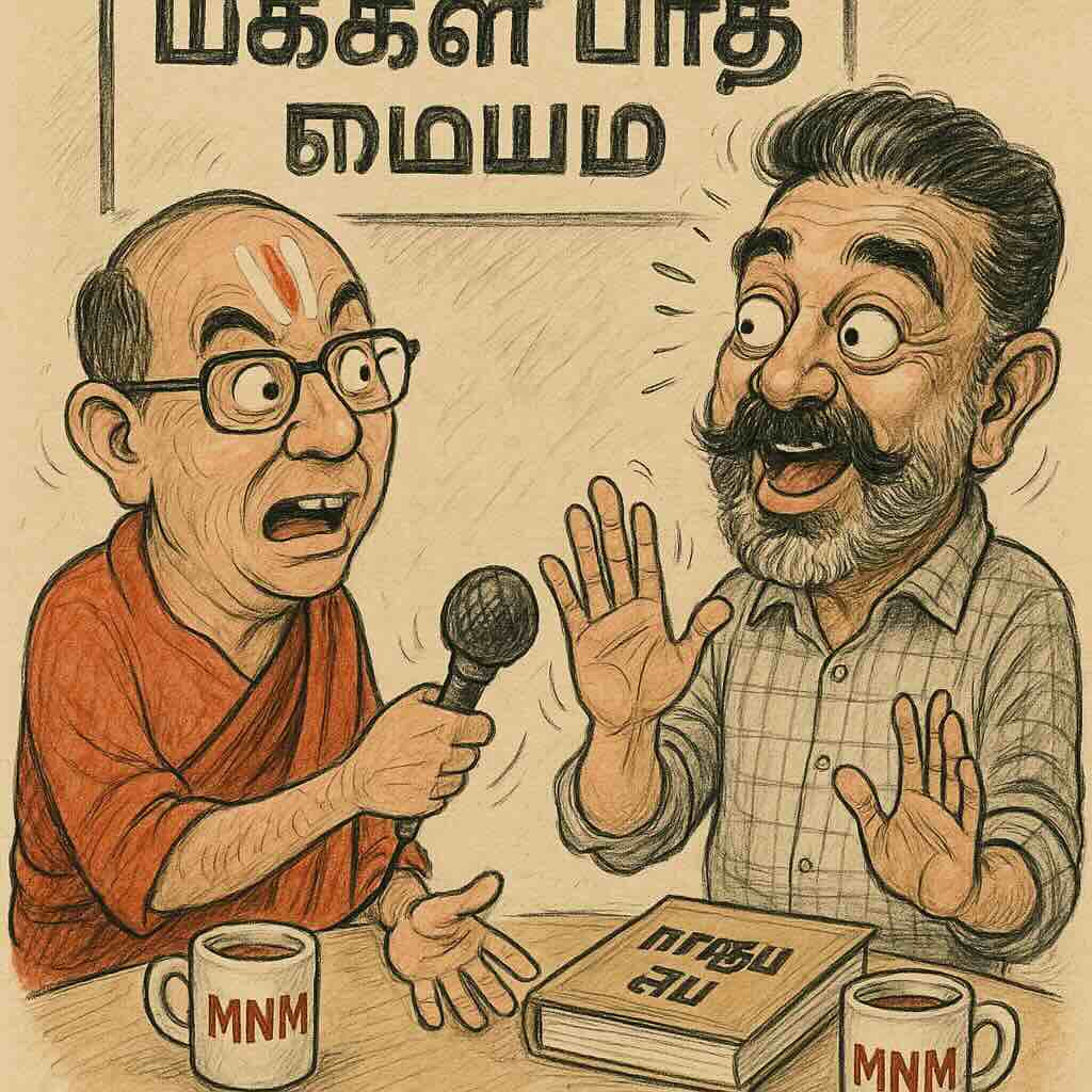 amaruvi's tweet image. 'பதவியத் தேடி நான் போறதா சொல்றவங்களுக்கும், பதவி என்னைத் தேடி வந்ததுன்னு சொல்றவங்களுக்கும், பதவிசா பதில் சொல்லலாம்னு நினைக்கறப்போ, நினைவெல்லாம் நித்யால நடக்கற மாதிரி இருக்கேன்னு நீங்க கேக்க மாட்டீங்கன்னு நினைச்சு உங்ககிட்ட சொல்றது என்னன்னா, நான் டெல்லி போறதுக்குக் காரணம் எது,…