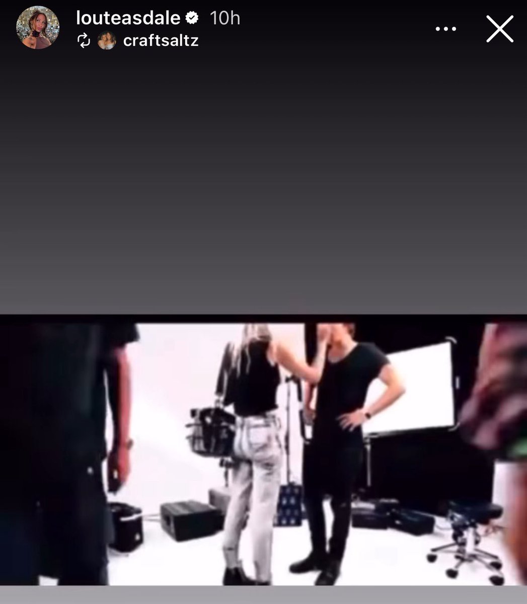 DeluriaD's tweet image. Lou Teasdale’s IG stories (the Lou in “Lou and Harry” from that heartbeat interview of Harry’s, yes, one of my favorites 😊).