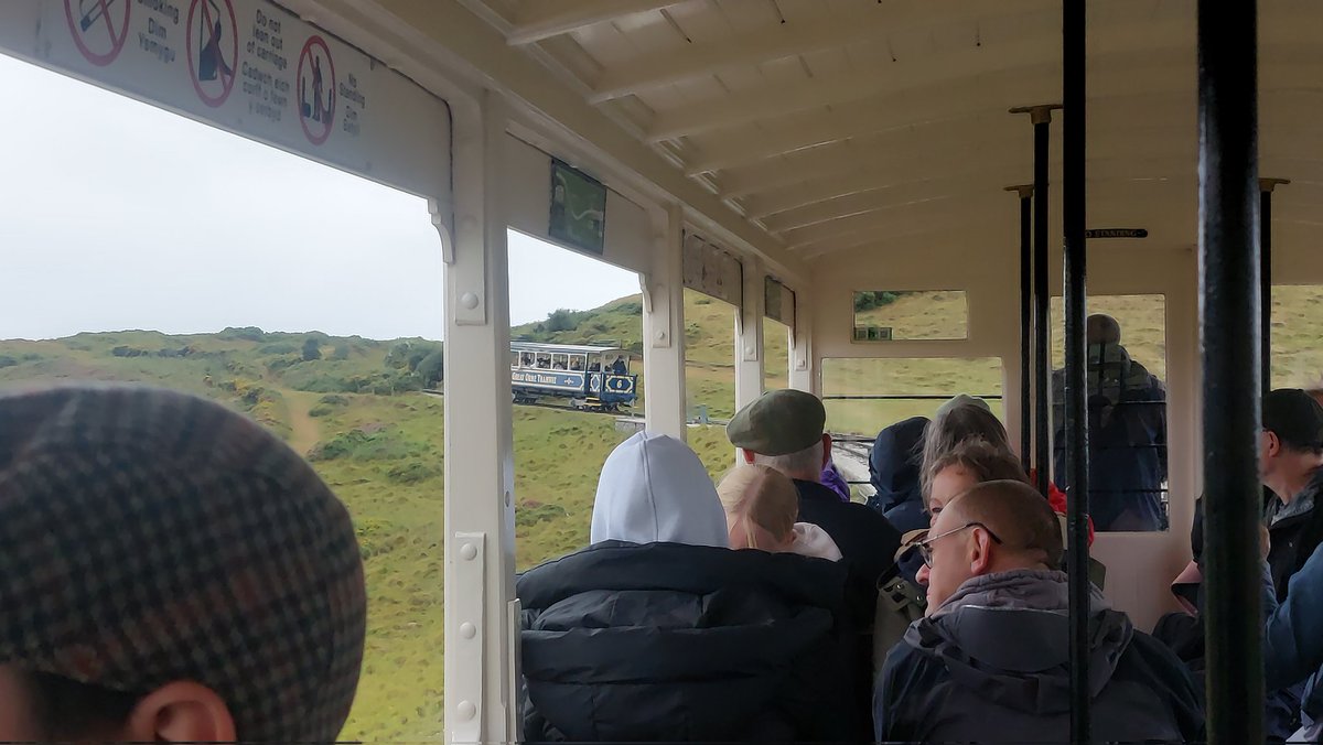 rhino_on_rails's tweet image. Travelling up the Great Orme