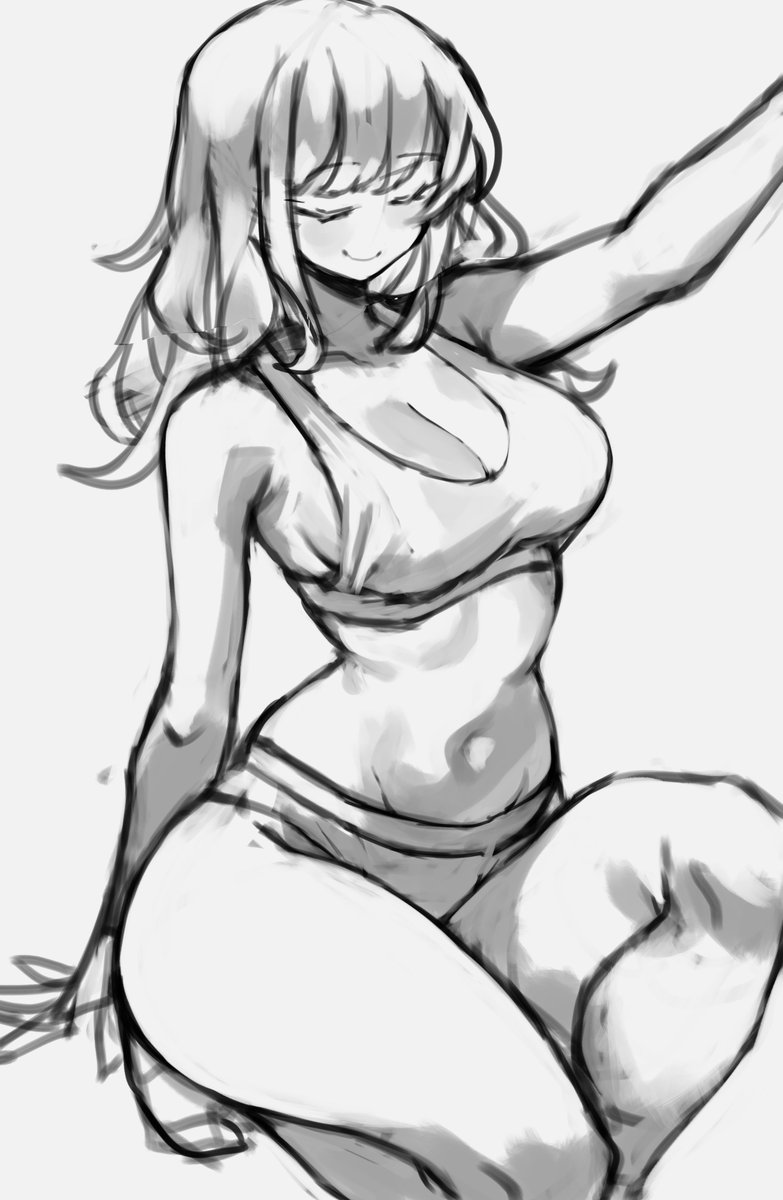 Shigezie0's tweet image. lil study doodle