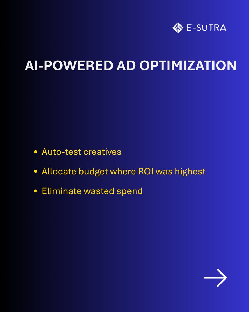 ESutraTech's tweet photo. Tweet 2 (The Problem):
🚫 Low ROI
🚫 High ad spend, low conversions
🚫 Wrong audience
Our client needed smarter marketing. Fast.

The Goal:
🎯 Our Goal:
✅ Boost conversions
✅ Lower CAC
✅ Drive scalable revenue https://t.co/GU1jO08RBe