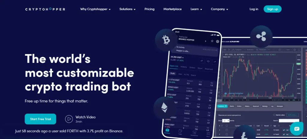 Aicurator_io's tweet image. 5. Cryptohopper 

Best for AI Automation &amp;amp; Strategy Marketplace. Adapts to markets with ML, community strategies. Supports 17 exchanges. Free plan, premium up to $107.50/month. 

🔗 aicurator.io/go/cryptohopper
#Cryptohopper