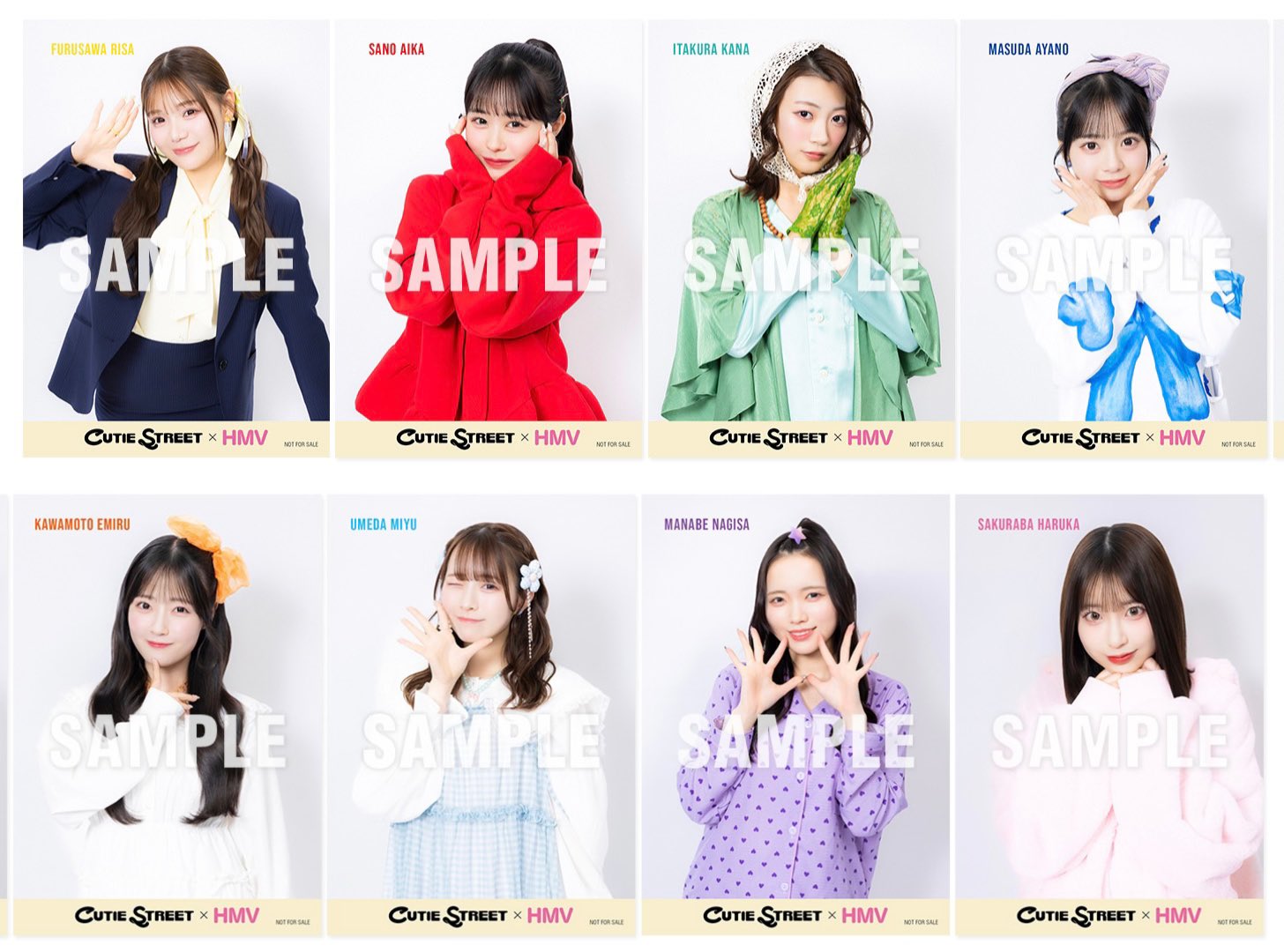 オ*ス様 cutiestreet抽選会　ランダム直筆サイン入りブロマイド 板倉可 CUTIE STREET 板倉可奈 直筆サイン入りステッカー - メルカリ