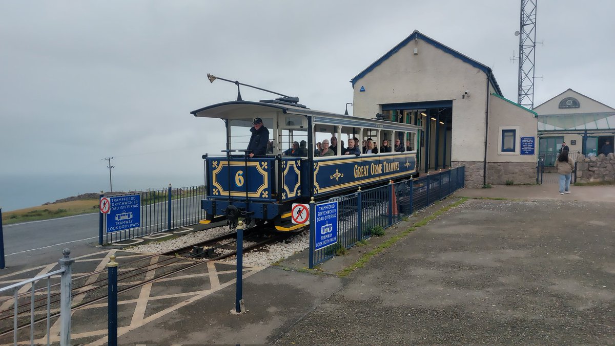 rhino_on_rails's tweet image. Summit station, Great Orme Tramway