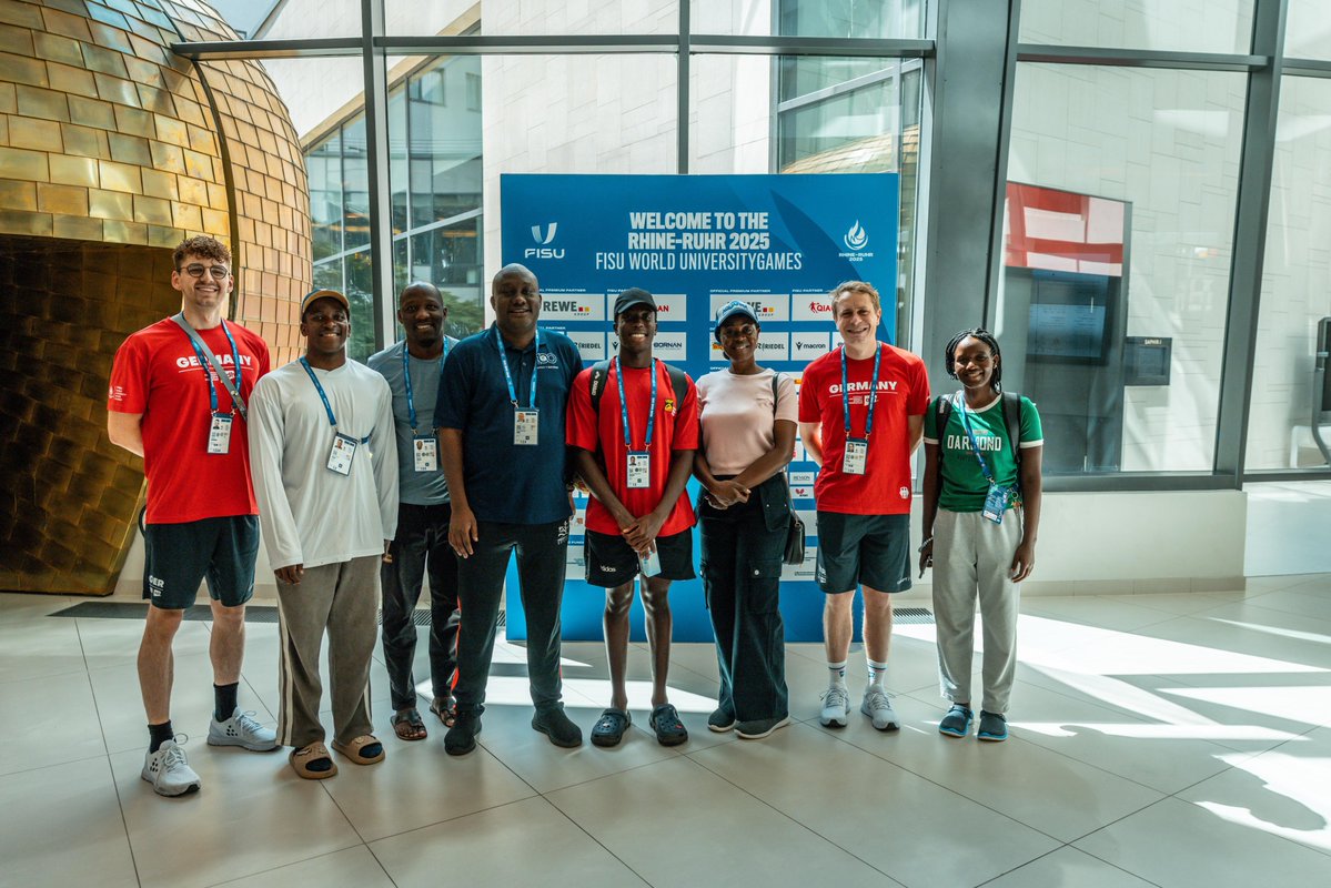 DOS_Makerere's tweet image. The Dean of Students Dr Winifred Kabumbuli accompanied some talented Makerere University sports team to the Rhine Ruhr 2025 FISU World University Games in Germany. We are incredibly proud to see our students representing the university with such dedication and excellence.