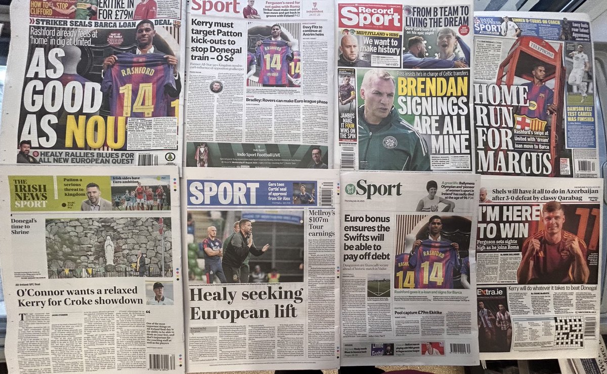 EDiamond136's tweet image. THURSDAY 24-7-25 SPORTS HEADLINES ….. #BuyANewspaper