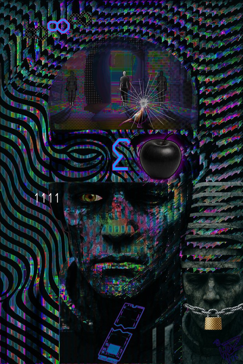 iH0DL's tweet image. “ΞLΞVΞN/ƎLƎVƎN”

The mirror didn’t break.
It remembered too much.