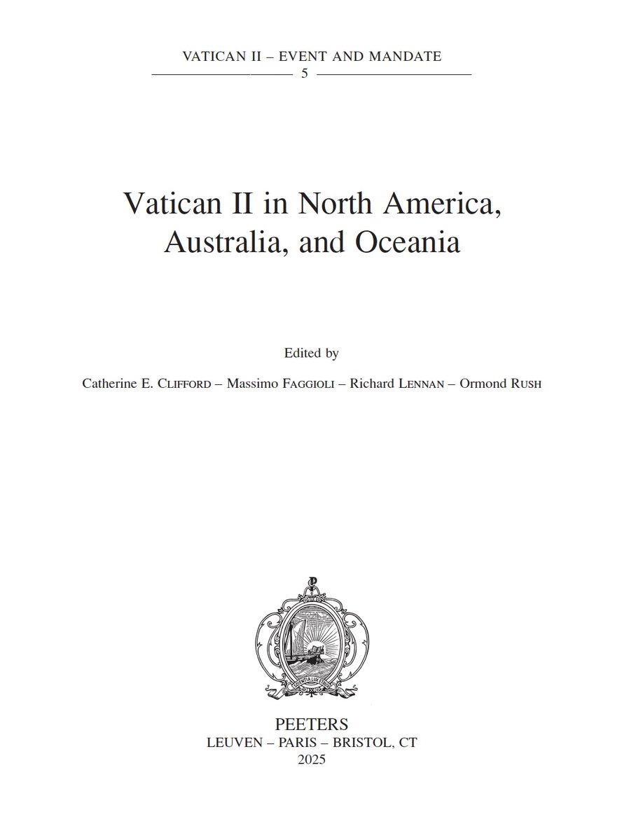 MassimoFaggioli's tweet image. almost there - August 12 (in English) and September 15 (in German). An incredibly complex project, volume 5 of a 12-volume series of Intercontinental Commentary of Vatican II