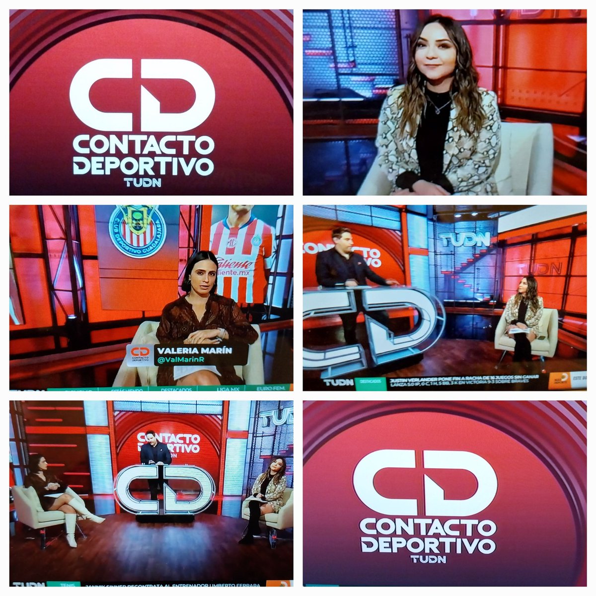 Miguel Angel Yagüe (@yaguemx) on Twitter photo Maravilloso show de miércoles en <a href="/ContactoTUDN/">Contacto Deportivo</a> 📺 nos regalaron
<a href="/DBallinas/">Diana Ballinas</a> 🎙
<a href="/ValMarinR/">Valeria Marín</a> 🎙
<a href="/memo_schutz/">Guillermo Schutz</a> 🎙
Con toda la actividad deportiva ⚽️⚾️🏀🏈🎾🏎🇲🇽 del planeta por <a href="/TUDNMEX/">TUDN MEX</a> <a href="/TUDNUSA/">TUDN USA</a> <a href="/Univision/">Univision</a> estupenda noche y excelente semana 👌👋👍👏 Maravilloso show de miércoles en <a href="/ContactoTUDN/">Contacto Deportivo</a> 📺 nos regalaron
<a href="/DBallinas/">Diana Ballinas</a> 🎙
<a href="/ValMarinR/">Valeria Marín</a> 🎙
<a href="/memo_schutz/">Guillermo Schutz</a> 🎙
Con toda la actividad deportiva ⚽️⚾️🏀🏈🎾🏎🇲🇽 del planeta por <a href="/TUDNMEX/">TUDN MEX</a> <a href="/TUDNUSA/">TUDN USA</a> <a href="/Univision/">Univision</a> estupenda noche y excelente semana 👌👋👍👏