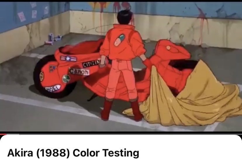 RazzanoBrian's tweet image. Akira (1988) Color Testing youtu.be/9p84DSL0scY?si… via @YouTube