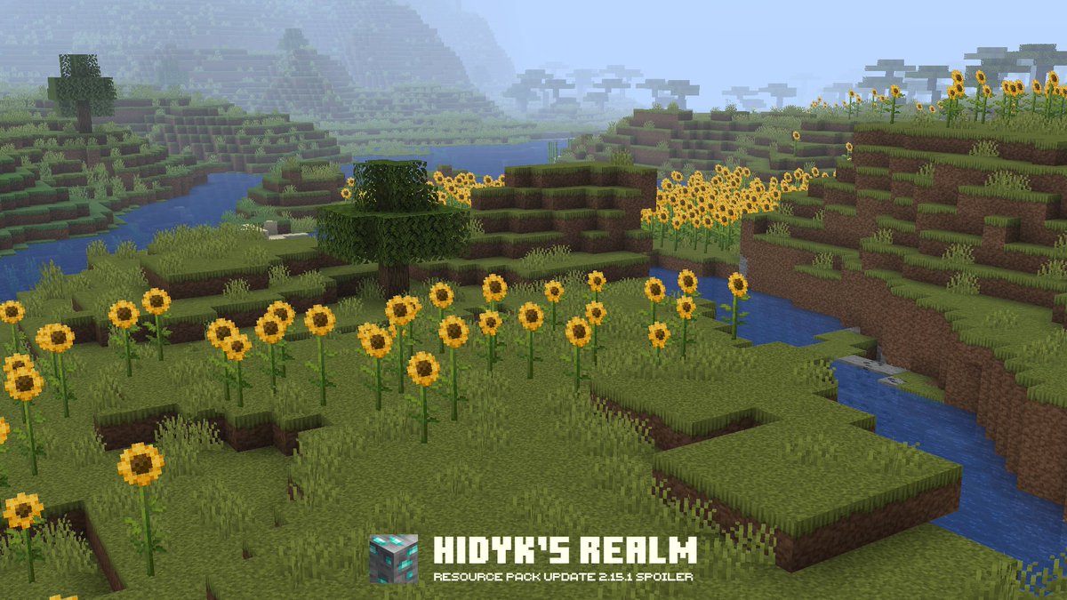 hidyk_official's tweet image. New sunflower textures have made them more realistic!
Some of them can be almost 3 blocks high
#minecraft #pixelart #blockbench