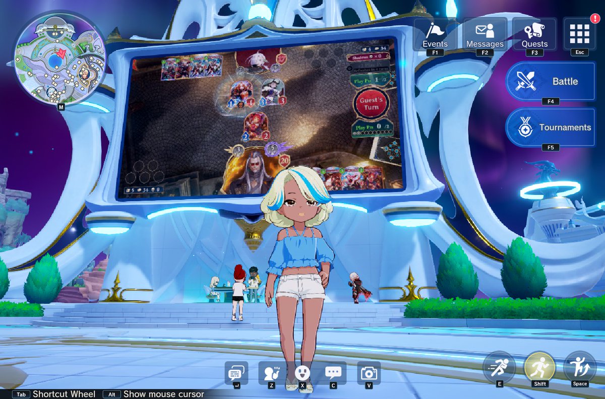 Adding this avatar lobby system is one of their best move for Worlds Beyond #ShadowverseWB