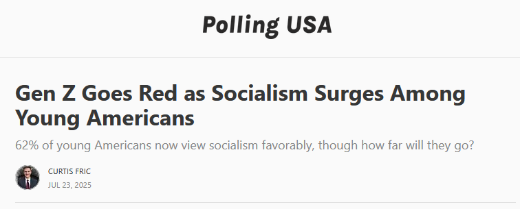 Those who say it's sometimes justified taking violent action against the rich:

🟡 All: 21%

🟡 18-29: 40%
🟡 30-44: 29%
🟡 45-54: 14%
🟡 55-64: 12%
🟡 65+: 7%

🟡 Black Americans: 24%
🟡 Hispanic Americans: 23%
🟡 White Americans: 18%

Free article -&gt; usapolling.substack.com/p/gen-z-goes-r…