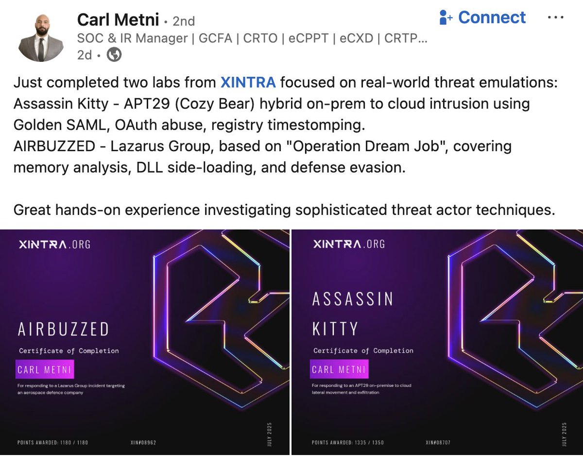 We have news! 

Two of our labs are being wrapped up in production! And one of them... has a vendor appliance 😉

While we wrap them up, here's some feedback we got this week on our trainings and labs