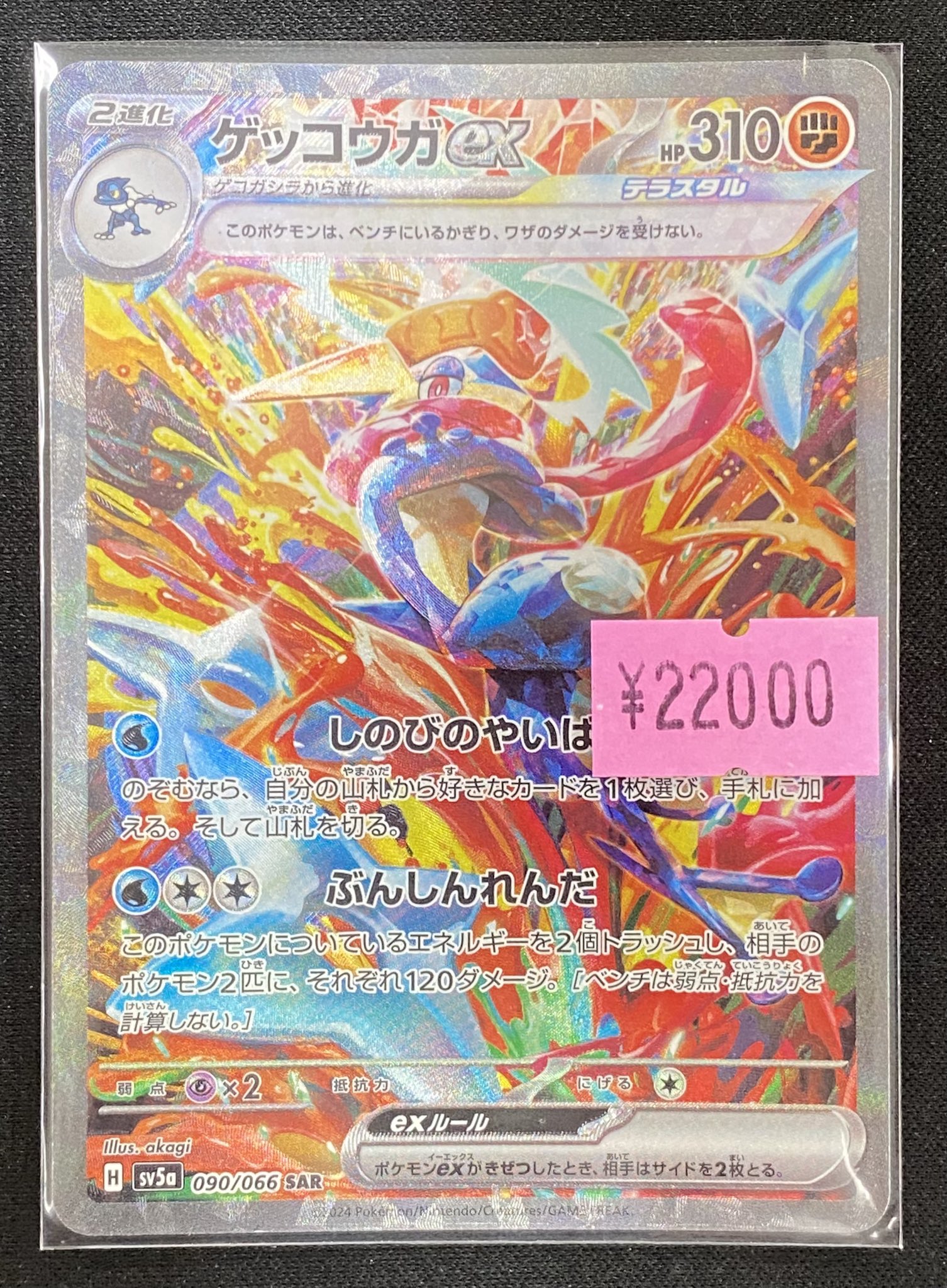 ゲッコウガ　百ポケ夜行　タグ付き Amazon.co.jp: ポケモンセンターオリジナル ぬいぐるみ 百ポケ
