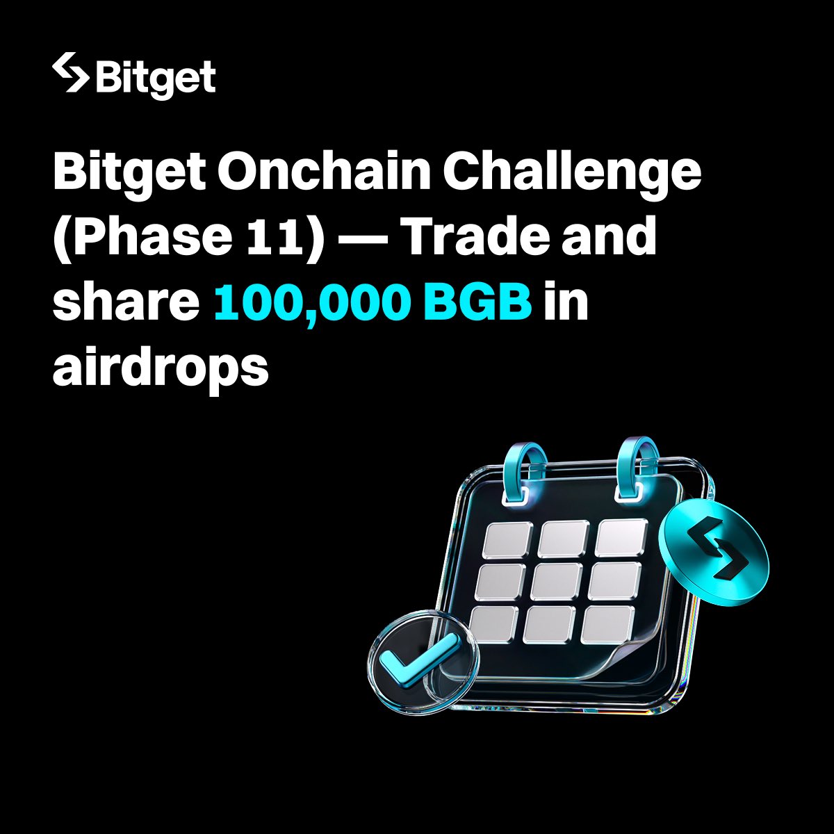 GM airdrop maxis 🧃
The Bitget Onchain Challenge is back &amp; the prize pool got JUICED 🧃🧃

❝100,000 BGB up for grabs — no stress, no L2 hopscotch, just trade &amp; earn❞

➤ Daily check-in = 1 point per 50 USDT
➤ Max 3 points/day
➤ Top 800 traders split rewards
➤ New users get