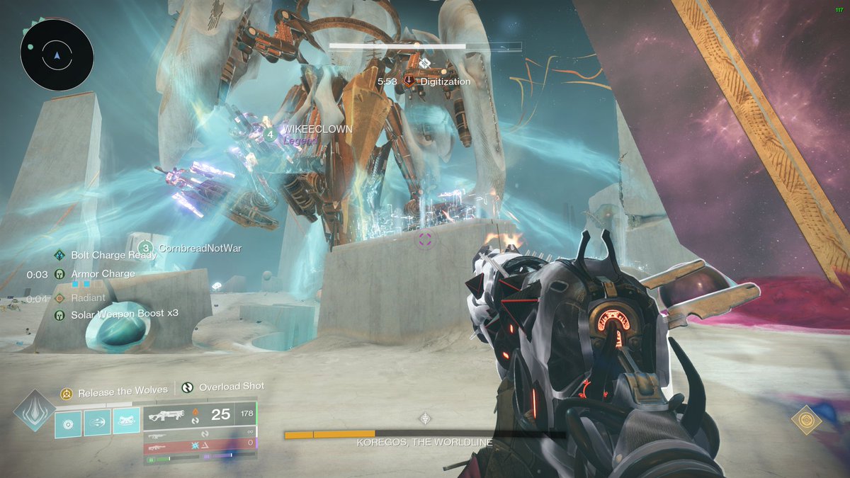 DefyPlays_'s tweet image. Finally, thanks to @SarahJenea and her crew I've completed the new raid! I think we were cooking for 1 phase of damage too!!!!