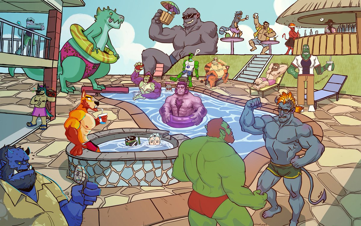 Here the final OC SUMMER POOL. Thx everyone who joined! I had to remove some unfinished drawings though, but perhaps next time? 😀

Please crop your oc and post into the thread please~