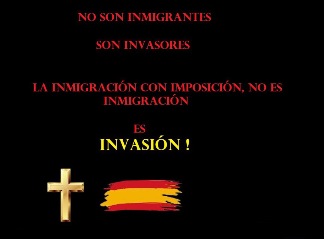 Maria_EstevezG's tweet image. ‼️Los inmigrantes que vienen a imponer sus culturas sus credos y sus leyes.👇