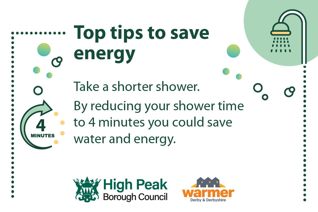 HighPeakBC's tweet image. Some of us love a good soak in the bath!
However if we swop 1 or 2 baths a week for a 4 minute shower we can help reduce water usage, reduce energy use and bills, and reduce CO2 emissions.