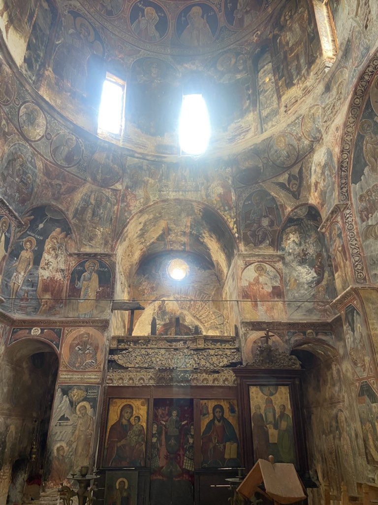 OrientBraces's tweet image. So hot even the church in Pyrgi is shutting early. 🥵 #Chios