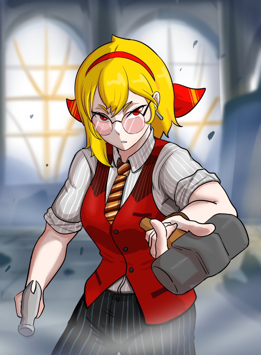 shadowsky_exe's tweet image. #inKaela
Kaela wants to fight you, Running is not an option.
(thank you sir @Karma_Kannon for the commission!)