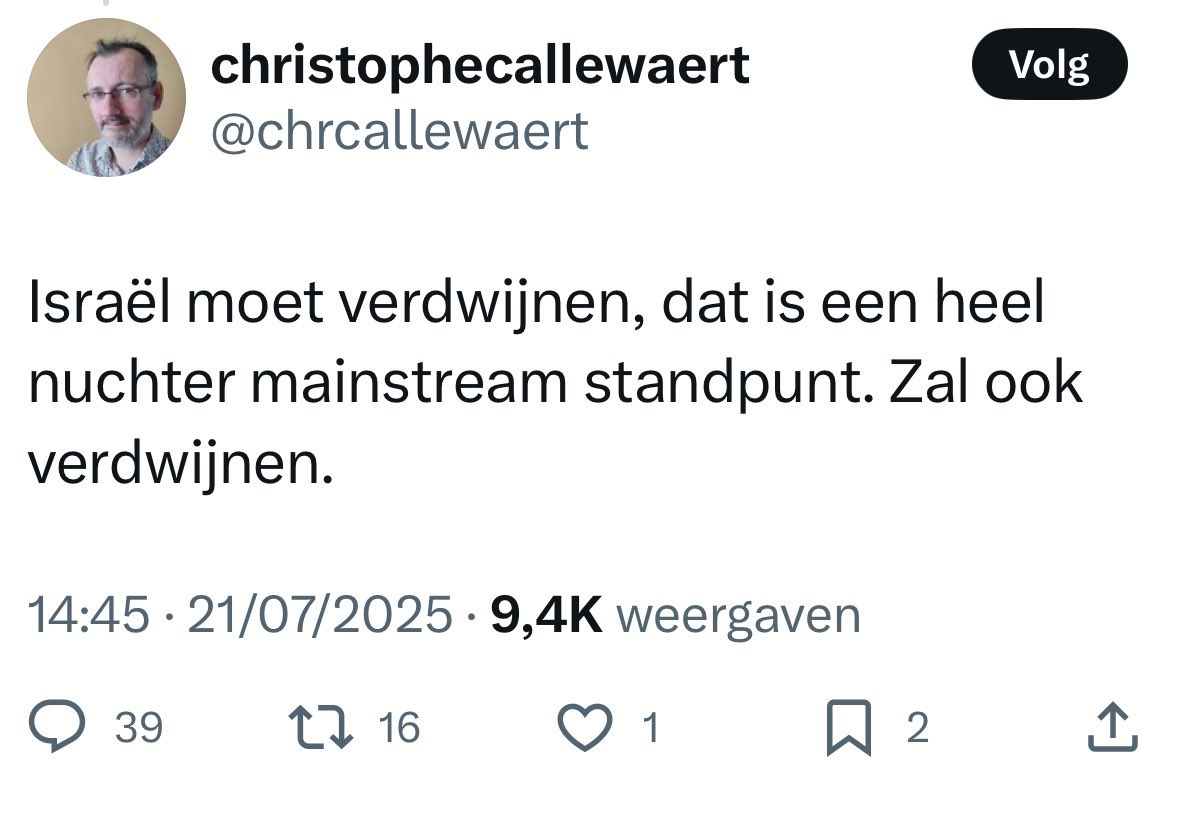 DR_Antwerpen's tweet image. Veel antisemieten zoals u meneer Christoph Callwaert en heel wat volkeren voor u hebben in het verleden gelijkaardige dingen gezegd. Kijk waar zij vandaag staan, als ze al nog bestaan. En kijk dan naar Israël: ondanks oorlog en terreur bloeit het land, met een sterke en groeiende…