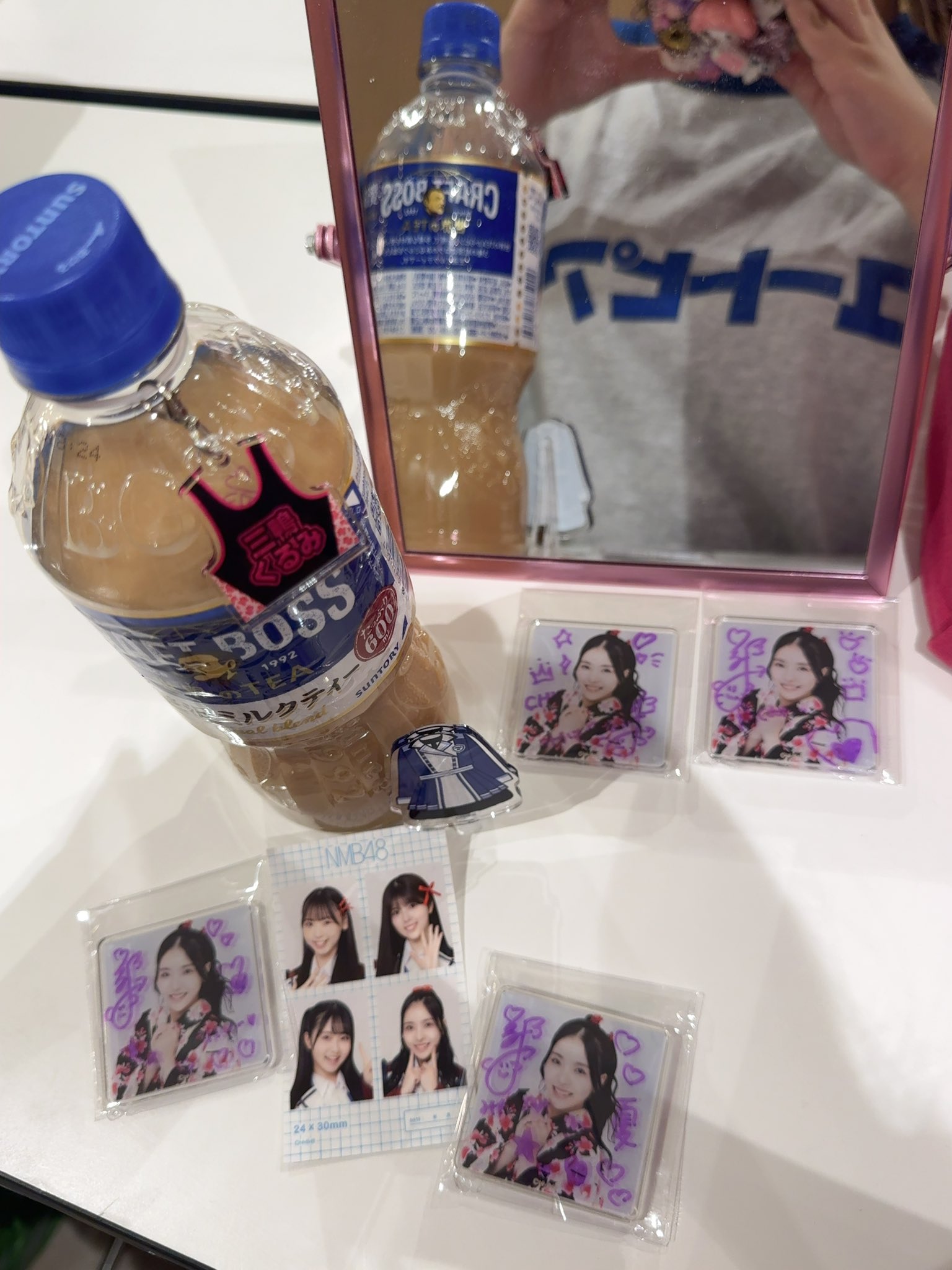NMB48 三鴨くるみ　チェキ 眞鍋杏樹 三鴨くるみ 高橋ことね 青原和花 板垣心和 ランダム