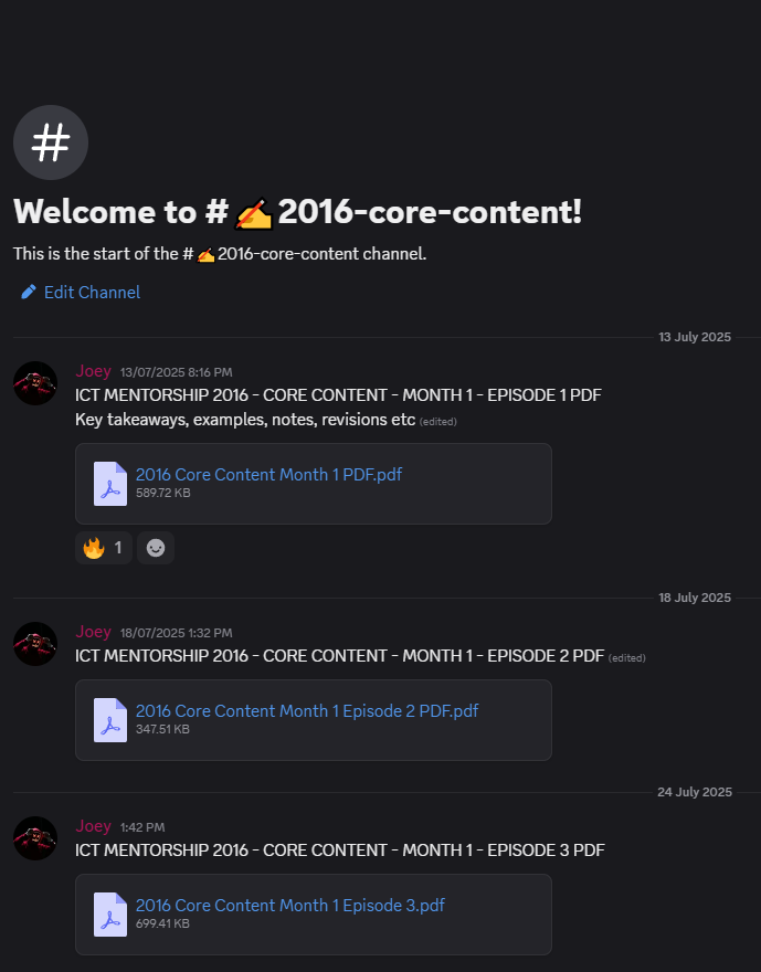 AbAvJo's tweet image. For all you new comers to #innercircletrader I have been releasing PDFs, diving into #ICT &apos;s 2016 core content videos. 

If you are interested in viewing these- 
Either join the discord link in my bio or DM me for them.