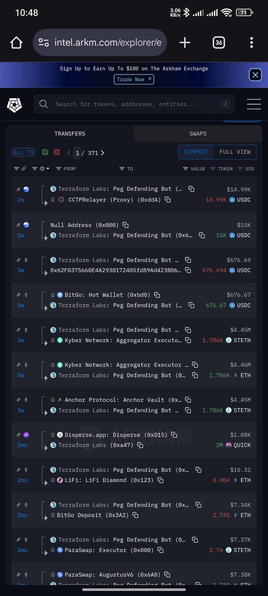 Hi
Can anyone tell me why this Peg defending bot is active 2 and 3 weeks ago?

<a href="/LUNC_Cookies/">Cookie #D🍪 Coin 👑</a> 
<a href="/frag_dude/">frag | Juris Protocol 🧑‍⚖️ 🥦</a> 
<a href="/RedlineDrifter/">RedlineDrifter</a> 
<a href="/LUNC_Cookies/">Cookie #D🍪 Coin 👑</a> 

#LUNC  #Ustc