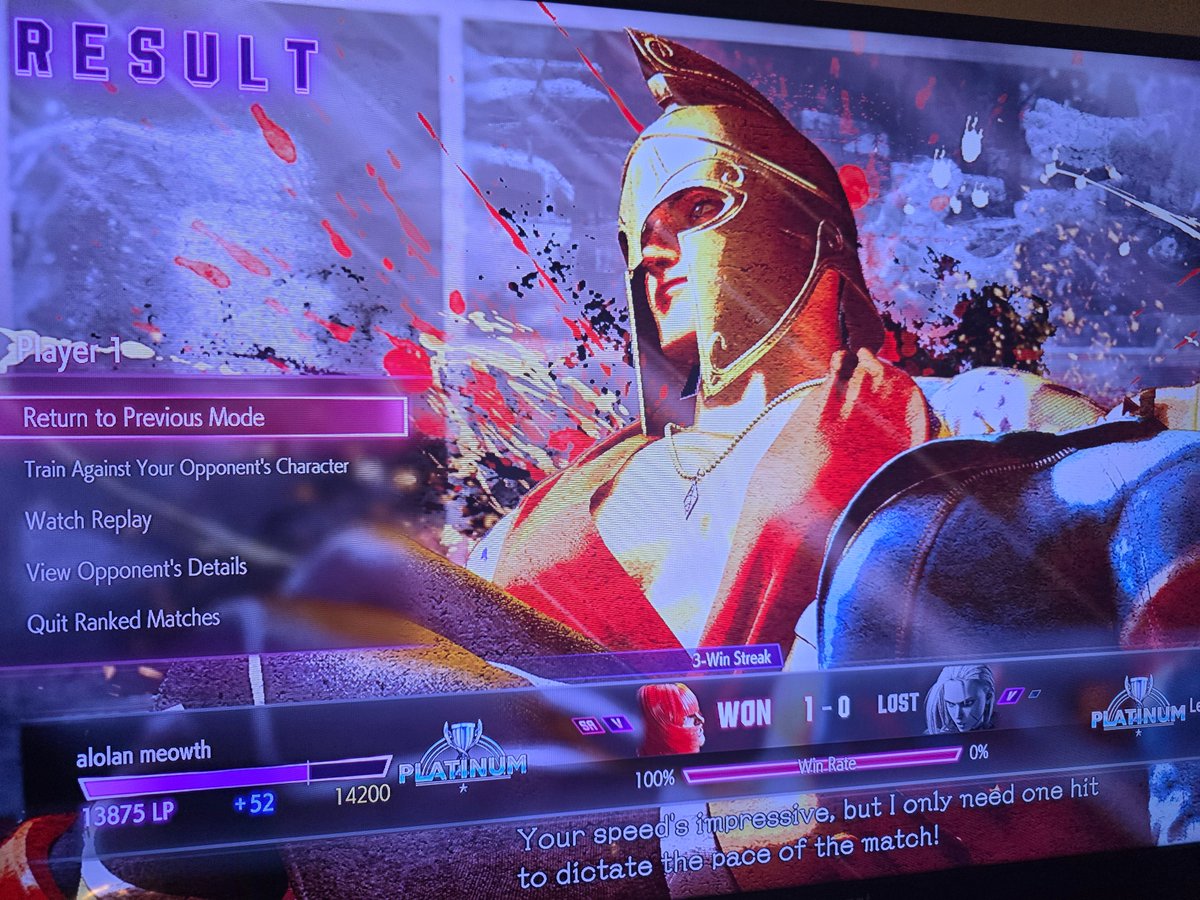 O773R's tweet image. of course the modern cammy who did nothing but mash buttons with the tag 'legallyinsane' decided not to rematch 💀