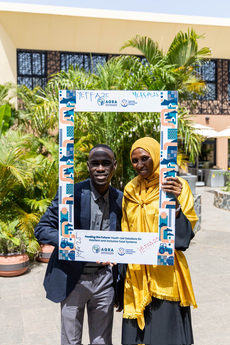 caped_gambia's tweet photo. #YEFFA #WestAfrica Convening wrapped up at Bakadaji Hotel, #TheGambia!
Youth from across West Africa are driving bold solutions for climate-resilient #foodsystems.

Ready for the day &amp; the #YouthClimateAction Commitments! @AGRA_Africa
#YEFFA25 #YEFFAWestAfrica #CAPED #AGRA https://t.co/jjtk5qb6Co